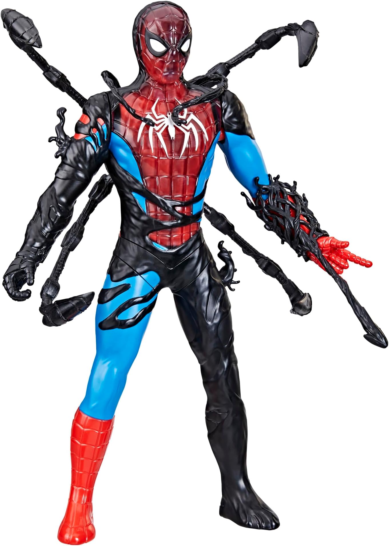 Spider-Man VenomVersus Spider-Man Liquid Shifter Action Figure with Accessories, Black
