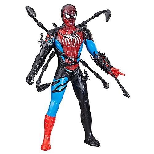 Spider-Man VenomVersus Spider-Man Liquid Shifter Action Figure with Accessories, 11-Inch-Scale