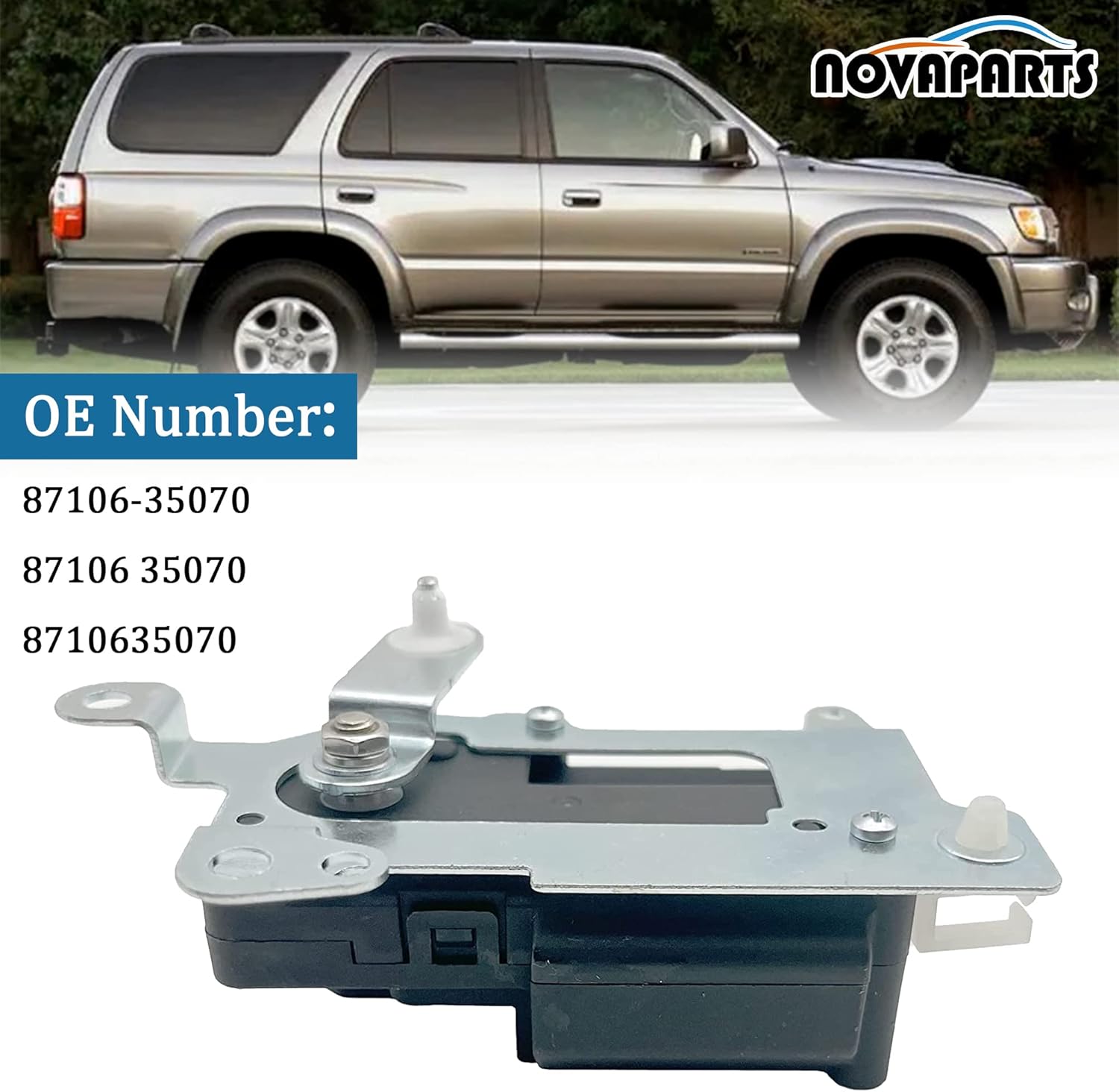 HVAC Air Inlet Door Actuator 87106-35070 for 1999 2000 2001 2002 Toyota 4Runner 3.4L 8710635070 Damper Servo Sub Assembly