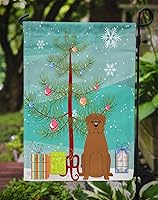 Vista 301 de Caroline's Treasures BB4243GF Bandera de jardín con texto en inglés «Merry Christmas» con texto en inglés «Merry Christmas», bandera decorativa