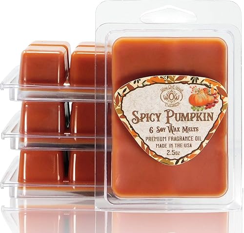 Miniatura 10 de Cera perfumada para derretir para calentadores de cera, ambientador altamente fragante, juego de 4 cubos de fusión con aceites esenciales, fabricado