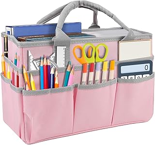 Bolsa de mão com organização para materiais