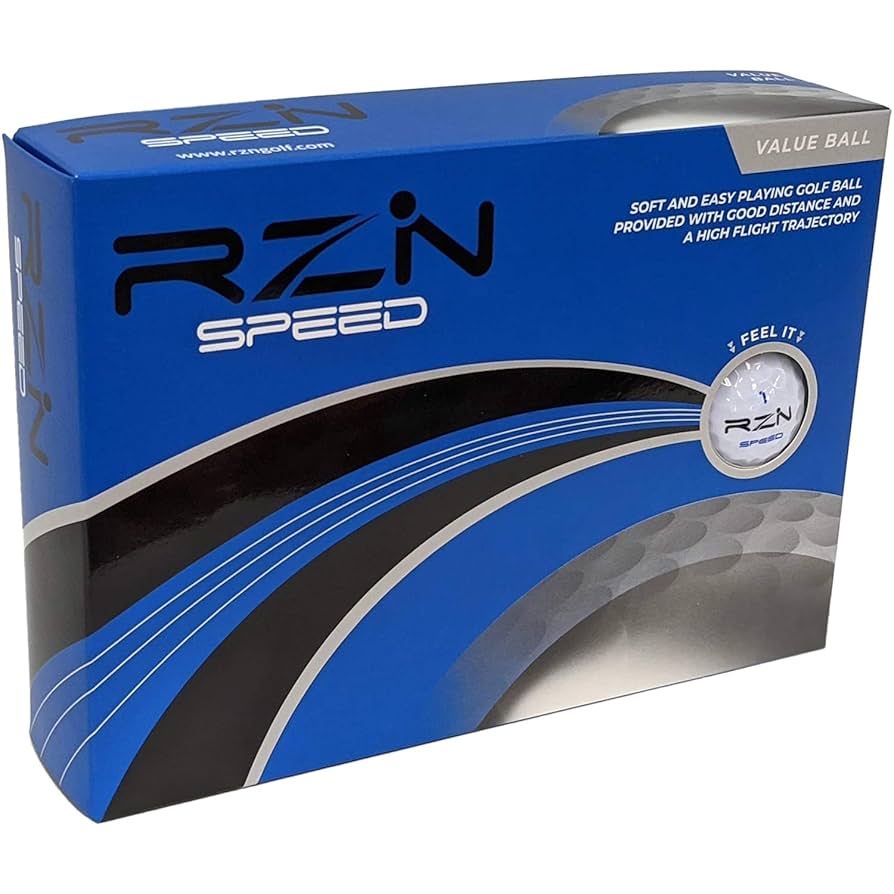 Amazon.co.jp: RZN Golf ゴルフボール 2ピース SPEED 1ダース(12