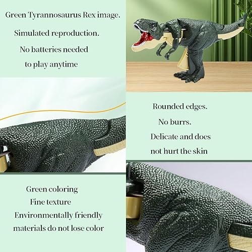 Miniatura 6 de DerrOn Divertidos juguetes de dinosaurios 2023  Trigger The T-Rex, juguetes de dinosaurio Chomper, juguete de dinosaurio, juguete de dinosaurio