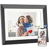 Digital Picture Frame 10.1-inch Digital-Photo-Frame - 32GB Dual-WiFi Digital Frame, 1920x1200 FHD Touch Screen, Motion Sensor, Easily Upload Photos and Videos via App or Email, Gift for Mom Dad