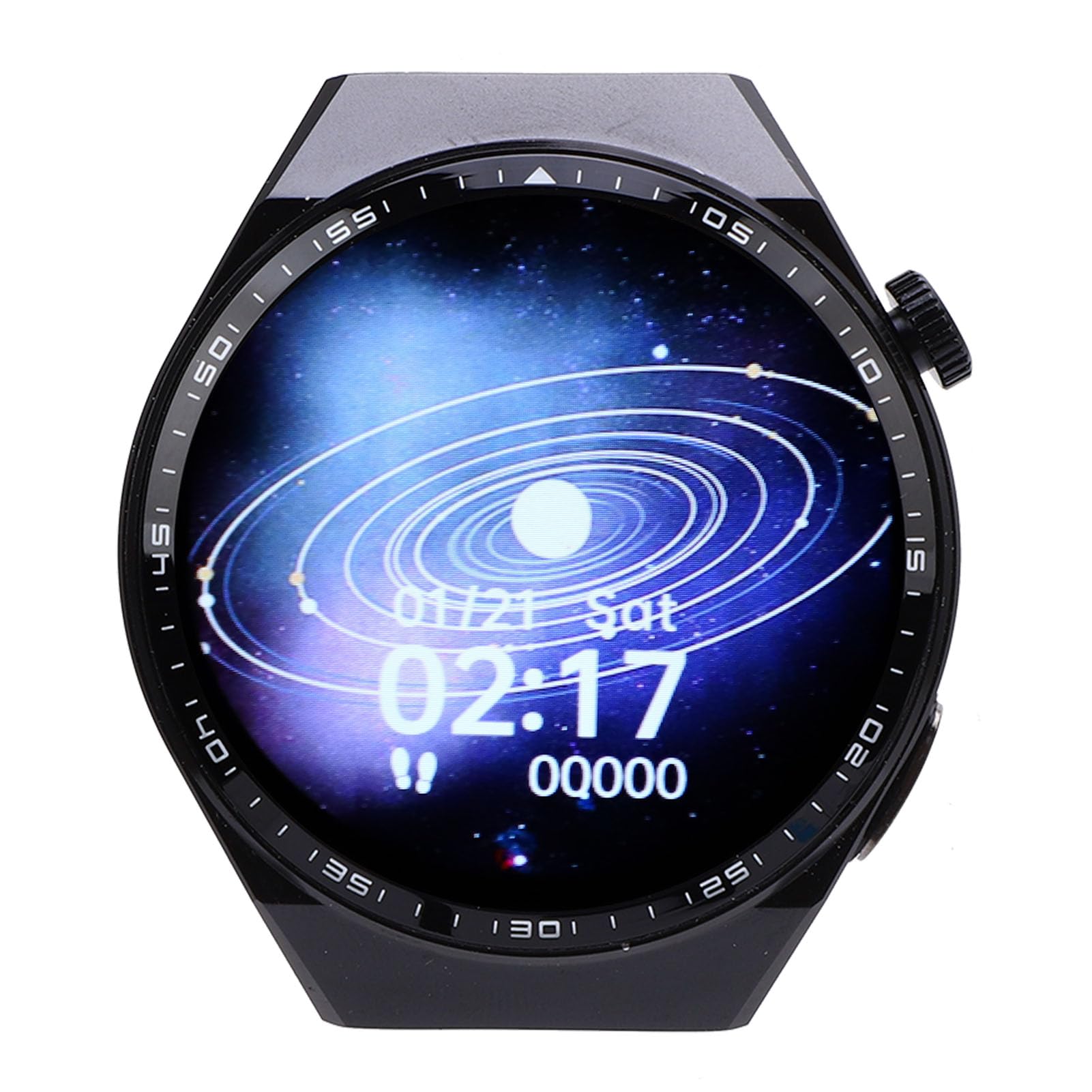 Zunate Smartwatch Fitness Tracker con Display LCD Rotondo da 1,55 Pollici per Stili di Attivi Design Elegante con Promemoria SOS