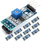 JESSINIE 10pcs TCRT5000 Infrared Reflective Sensor Module, Obstacle Avoidance Line Tracking for Arduino DIY Projects
