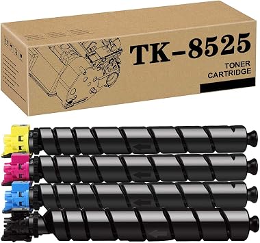 PUCIO TK8525 TK-8525 High Capacity Toner Cartridge Compatible for Kyocera 3552ci 3553ci 4052ci 4053ci Printers 4color