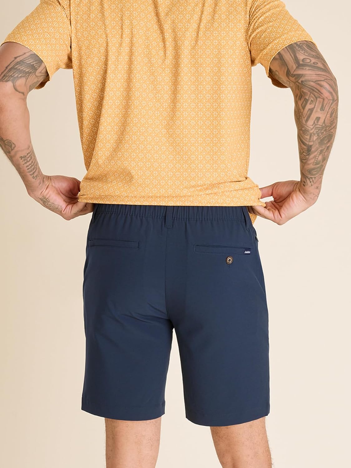 Chubbies Everywear Men’s Shorts – Mens Shorts Casual 6in Inseam, Elastic Waist, Water-Resistant, Zipper Pocket