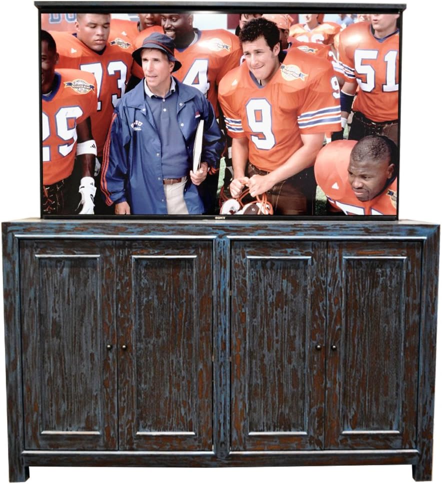 Pop Up TV Lift - Handcrafted Boston TV Lift Cabinet - ATL System (65" or Smaller TV Capacity)