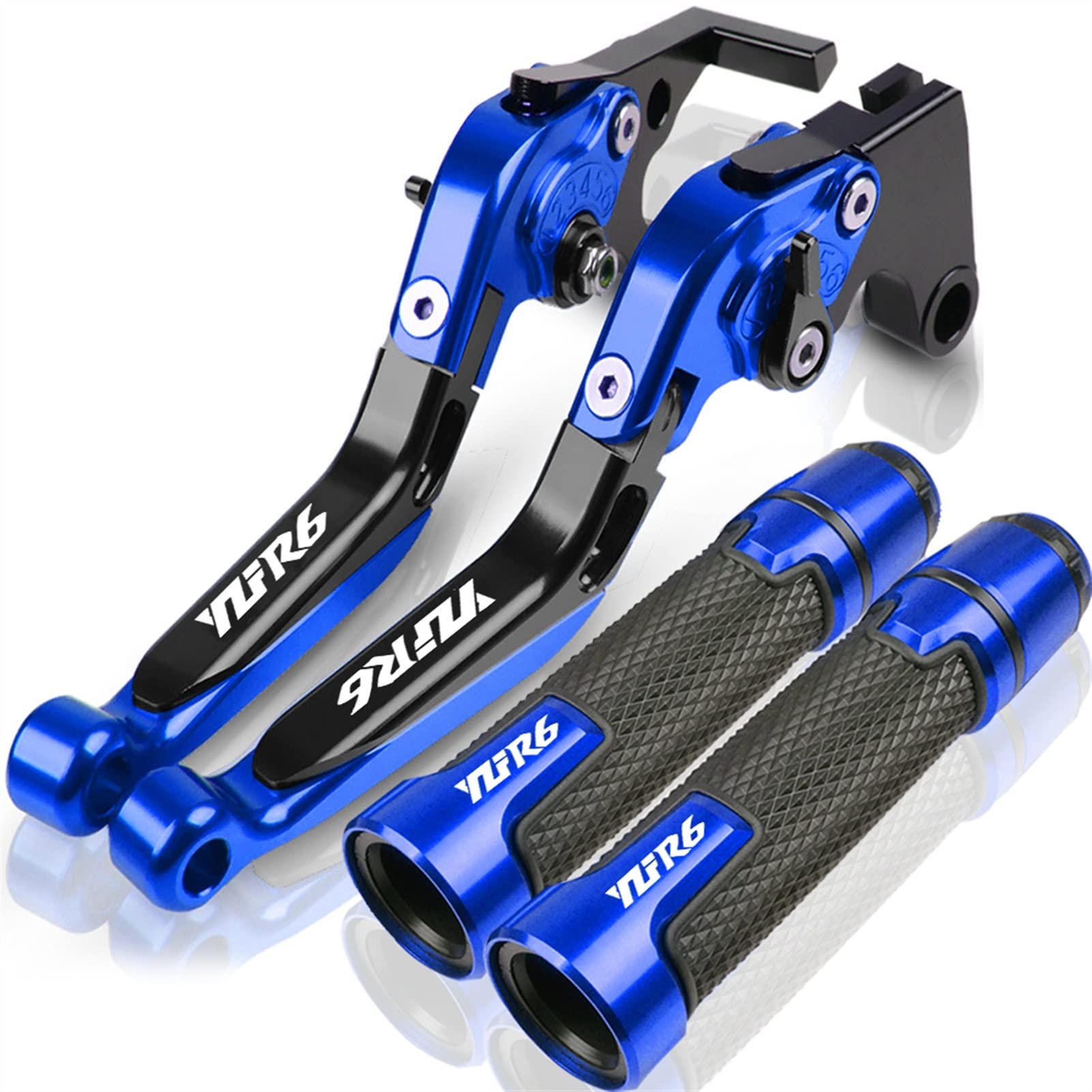 Leviers d'embrayage R6 réglables pour éviter la fatigue des mains sur Yamaha YZF-R6
