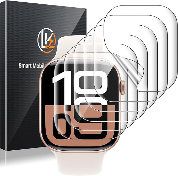 LK 6 Pack Apple Watch Series 11/10 Screen Protector 42mm