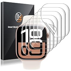 LK 6 Pack for Apple Watch Series 11 Series 10 Screen Protector 42mm - Anti-Scratch Self-Healing Soft TPU