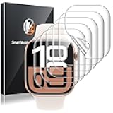 6 Pack for Apple Watch Series 11/ Series 10 Screen Protector 42mm - Anti-Scratch, Self-Healing Soft TPU Screen Protector for Apple Watch 42mm, Bubble Free, HD Transparent, Touch Sensitive