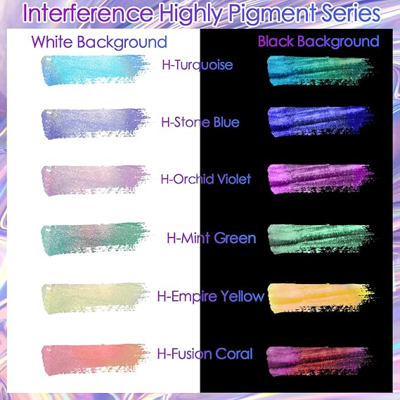 Ceya Highly Interference Mica Powder,1.8oz/50g Mint Green Chrome Powder