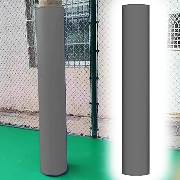 Foam Pole Padding 8-13" Pole Protector, All-Weather Large Basketball Pole, Reusable Pole Wrap Guard for Basement/Football Goal/Workout Pole& PostGray,13"33cm Pole
