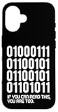 Computer Reading Binary Coding Programmer Nerd Developer Case for iPhone 16