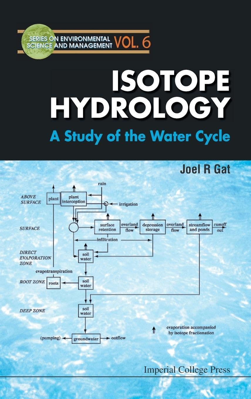 Isotope Hydrology: A Study of the Water Cycle: 6 (SERIES ON ENVIRONMENTAL SCIENCE AND MANAGEMENT)