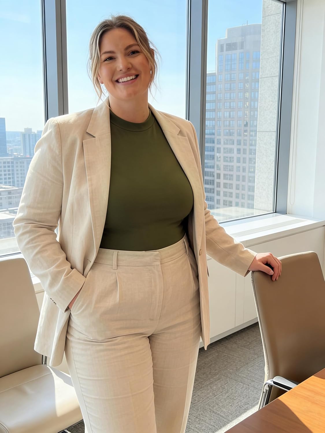 Plus Size Double Lined Crew Neck T-Shirt Bodysuit 2026 | Silky Smooth Fabric with Snap Thong for Seamless Comfort - Image 8