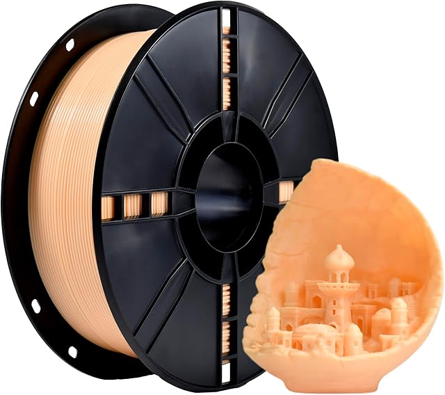 PLA Plus (PLA+) filament 3D 1,75 mm, filament PLA Plus, dokładność pomiaru +/- 0,02 mm, szpula 1 kg (2,2 funta) filament do druku 3D do drukarki 3D, kolor skóry