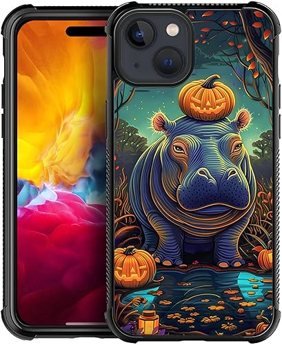 Vista 116 de Case for iPhone 15 Plus - Stained Glass Mosaic Fiesta Fun Case with Tempered Glass Back and Soft Silicone TPU Shock Protection