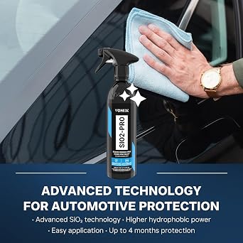 Vonixx SiO2-PRO Ceramic Spray Sealant | Protection for Ceramic-Coated Surfaces | Water & Dirt Repellent | Compatible with Matte Paint, PPF, Vinyl | Up to 4 Months Protection | 16.9 fl oz (500 ml)
