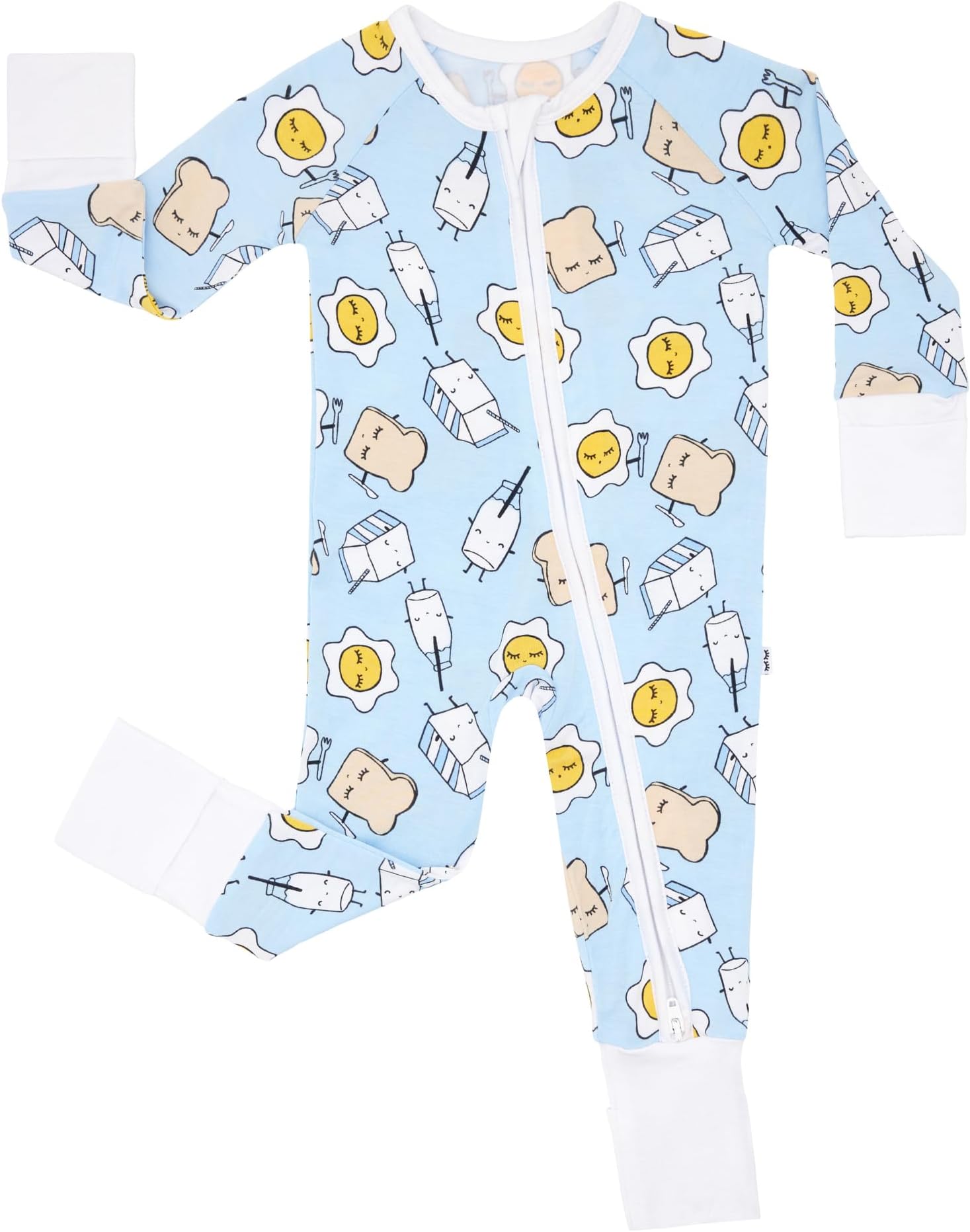 Little Sleepies Pajamas for Baby Boys & Girls, Viscose from Bamboo Baby Pajamas, Sleepers, 2-Way Zipper PJs