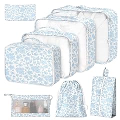 8 Set Packing Cubes for Suitcases Packing Cube with Shoe Cosmetics Clothing and Accessories Bags Packing Cubes for