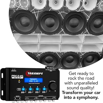 Taramps PRO 2.4S Car Audio DSP Equalizer 4 Channel Digital Crossover