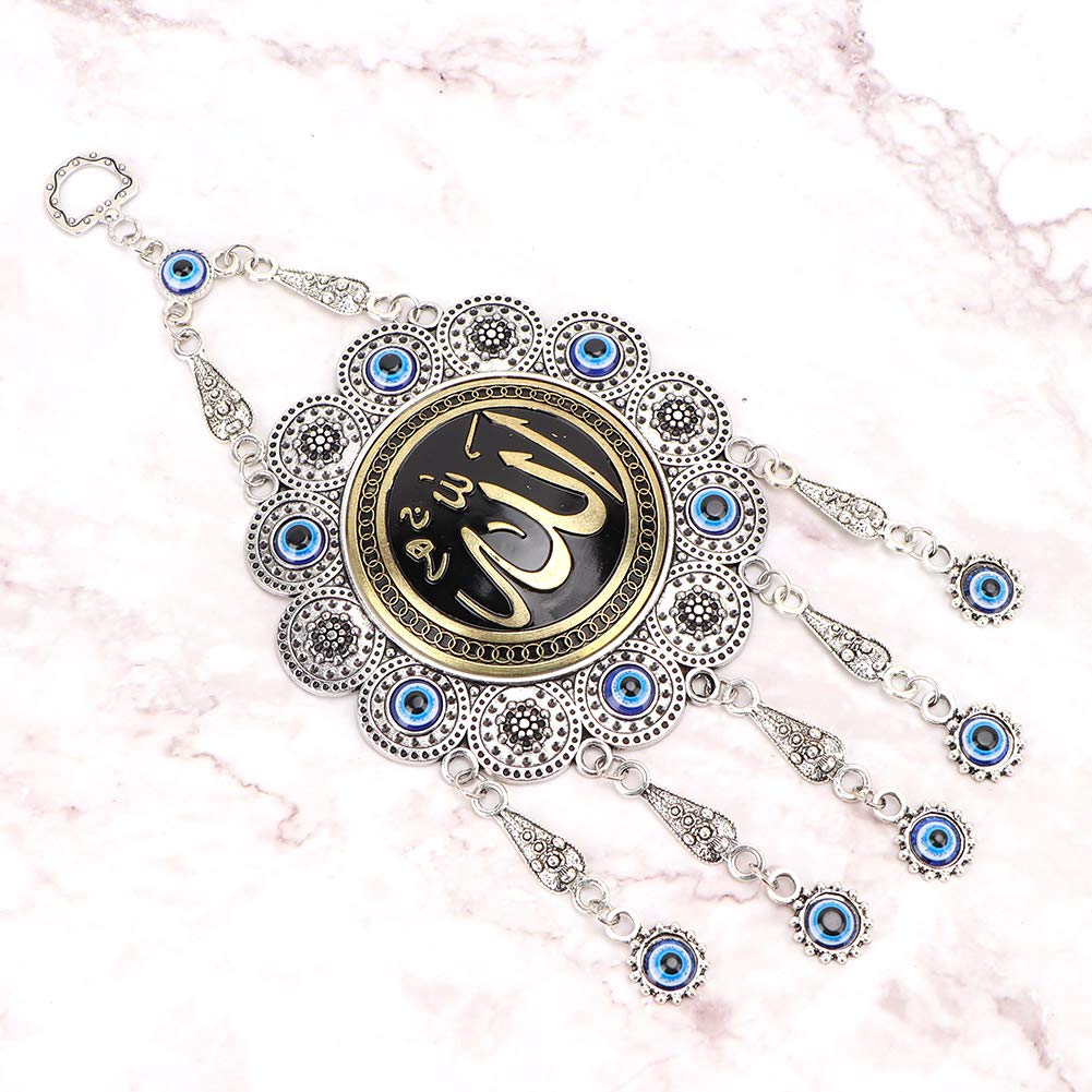 Gonetre Islamic Turkish Blue Evil Eye Blessing Amulet Wall Hanging Decor Protector Muslim