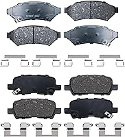 Vista 5 de Detroit Axle - Pastillas de freno para Pontiac Grand Prix 2005-2008, Buick LaCrosse Allure 2005-2009, pastillas de freno de cerámica con repuesto