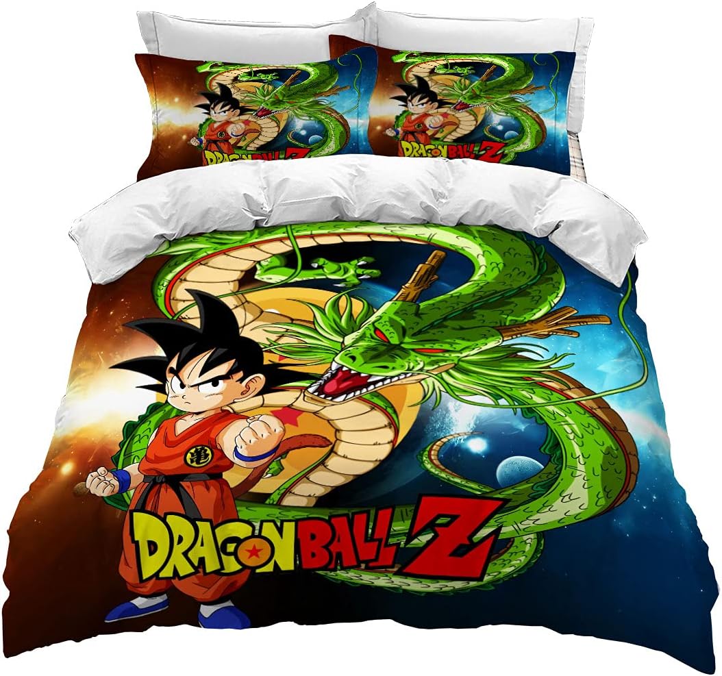 Anime Bedding Sets, Sun Wukong Duvet Cover Set Twin Size,Cartoon Anime