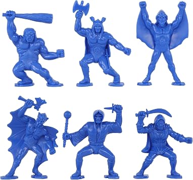 Tim Mee Toy TimMee Legendary Battle Fantasy Figures - 3 inch Blue vs Lime Green 24pc Set USA