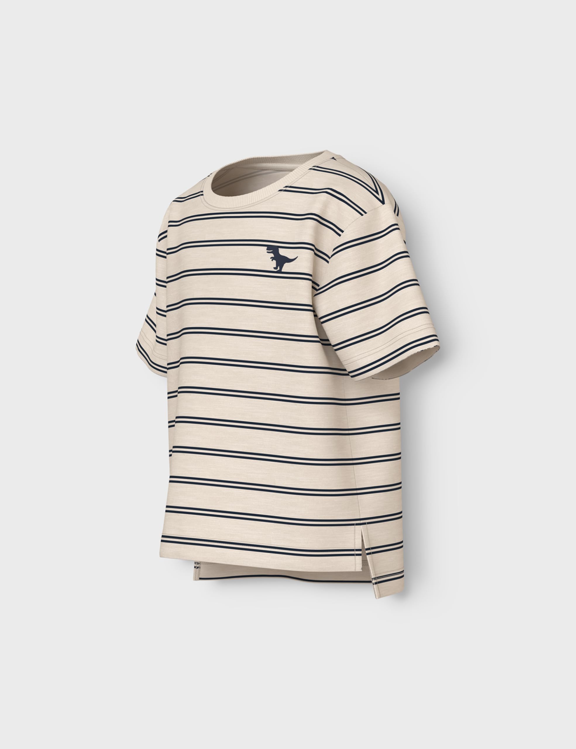 Nmmvoby Ss Nreg Top, whitecap gray, 122-128