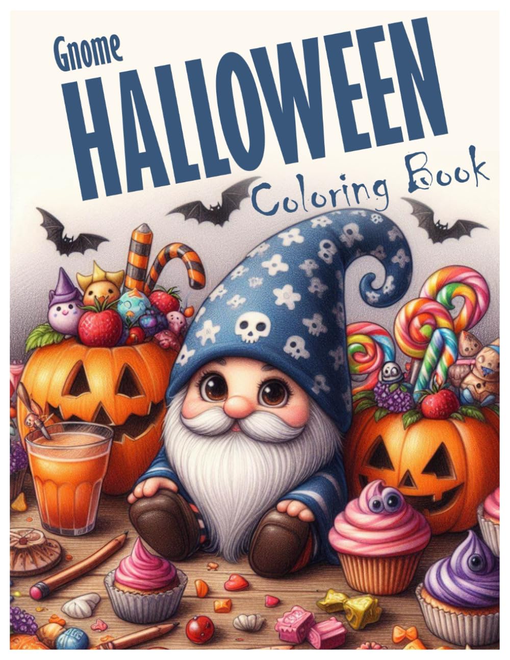 Gnome Halloween Coloring Book: Spooky and Whimsical Scenes for a Magical Halloween with Cute Gnomes