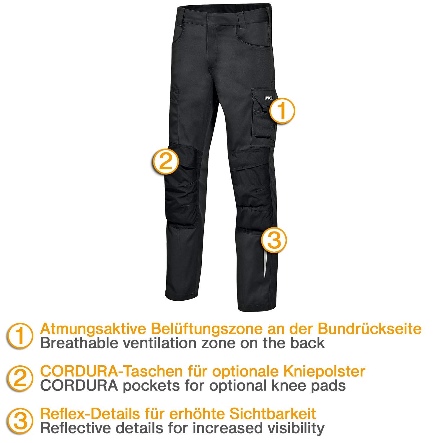 Uvex Uvex Synexxo - Pantalones Cargo de Seguridad Mujer