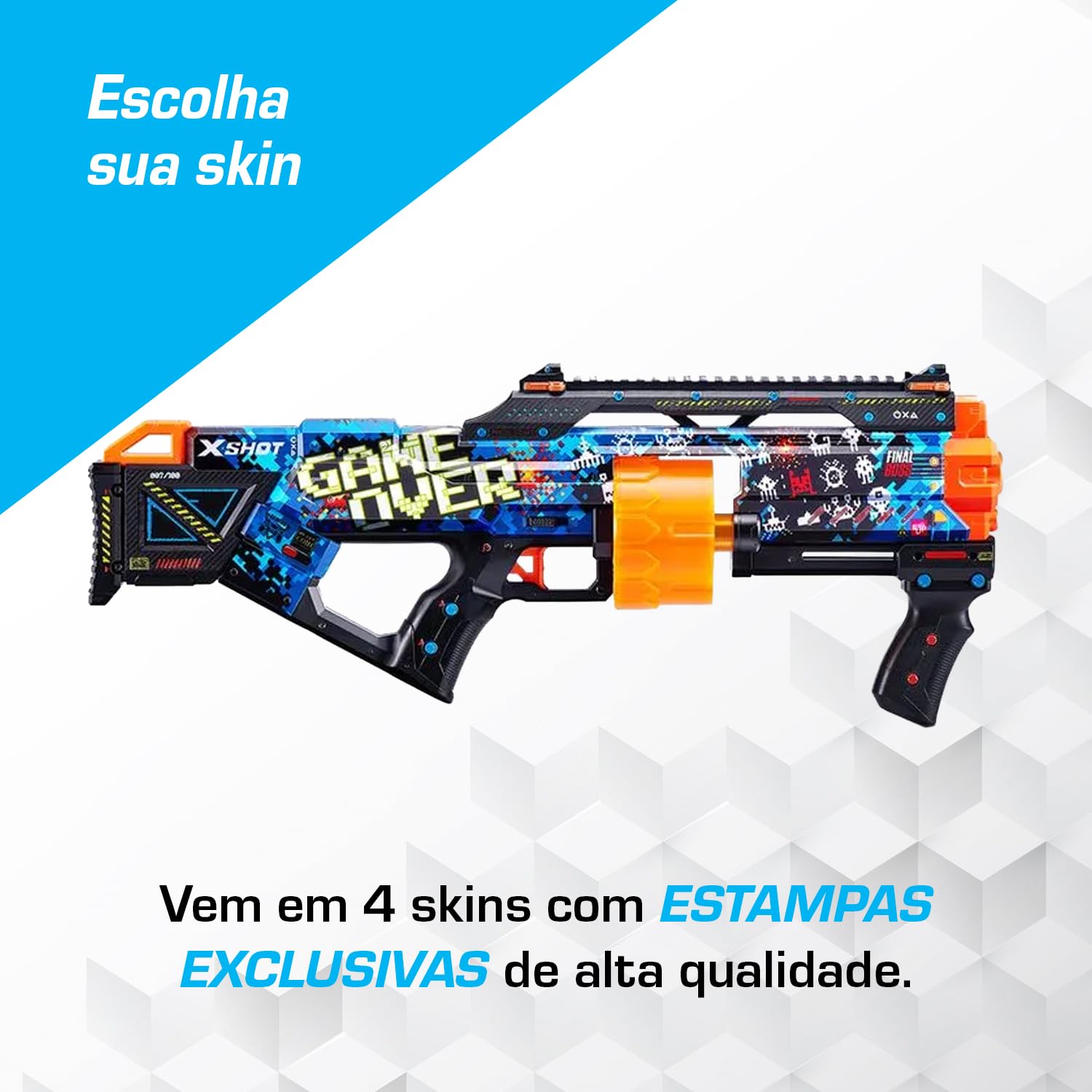 Candide, X-Shot, Lançador de Dardos, Skins Last Stand Game Over