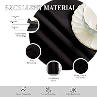 Vista 4 de Magic Drapes Cortina opaca plisada triple con aislamiento térmico para oscurecer la habitación, a prueba de derrames, lavable a máquina, paneles