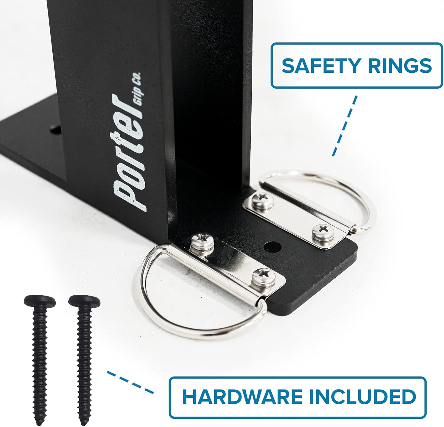 C Stand Wall Mount Bracket - Rack Wall Storage - Light Stand Bracket - Holds 5 C Stands - Heavy Duty Steel Production Hanger - Studio Organizer