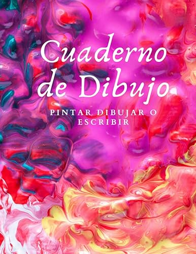 Cuaderno De Dibujo Pintar, Dibujar o Escribir - Cuaderno Grande para Dibujar Bocetos, Dibujos de Bellas Artes, Tatuajes, Moda, etc. Incluye 100