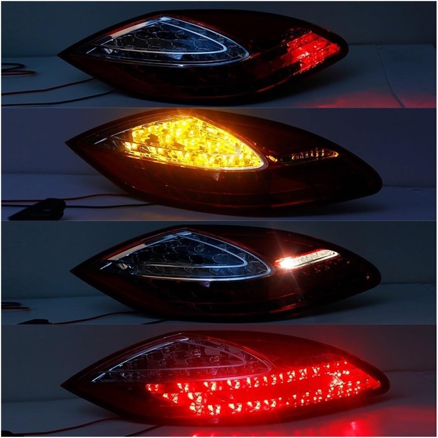 For Porsche For Panamera 2010-2013 Brake Driving Lamp Warning Turn For Signal 97063141605 97063141604 Car Rear Tail Light Dynamic Blinker