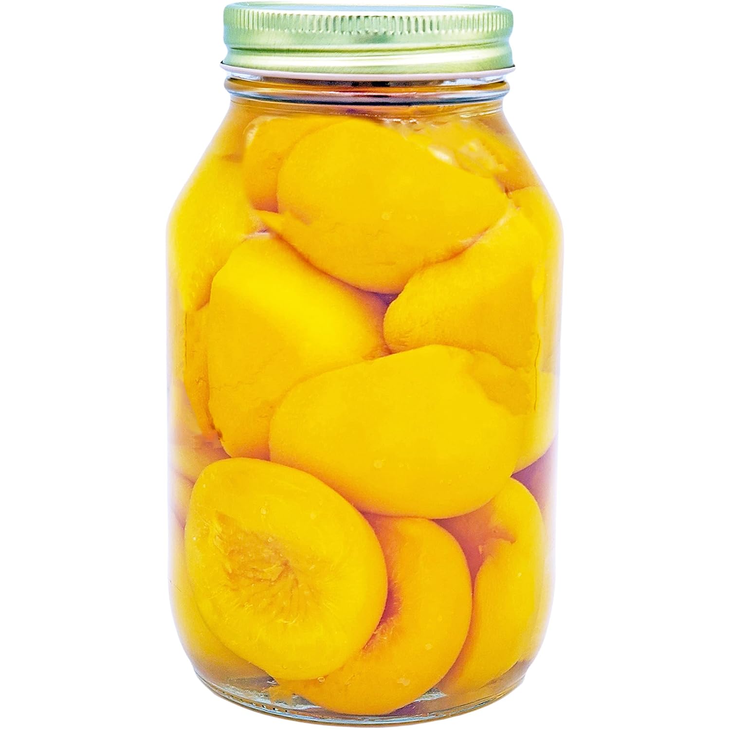 Amish Made Canned Fruit (Old Fashioned Peach Halves (2-32 oz. Jars))