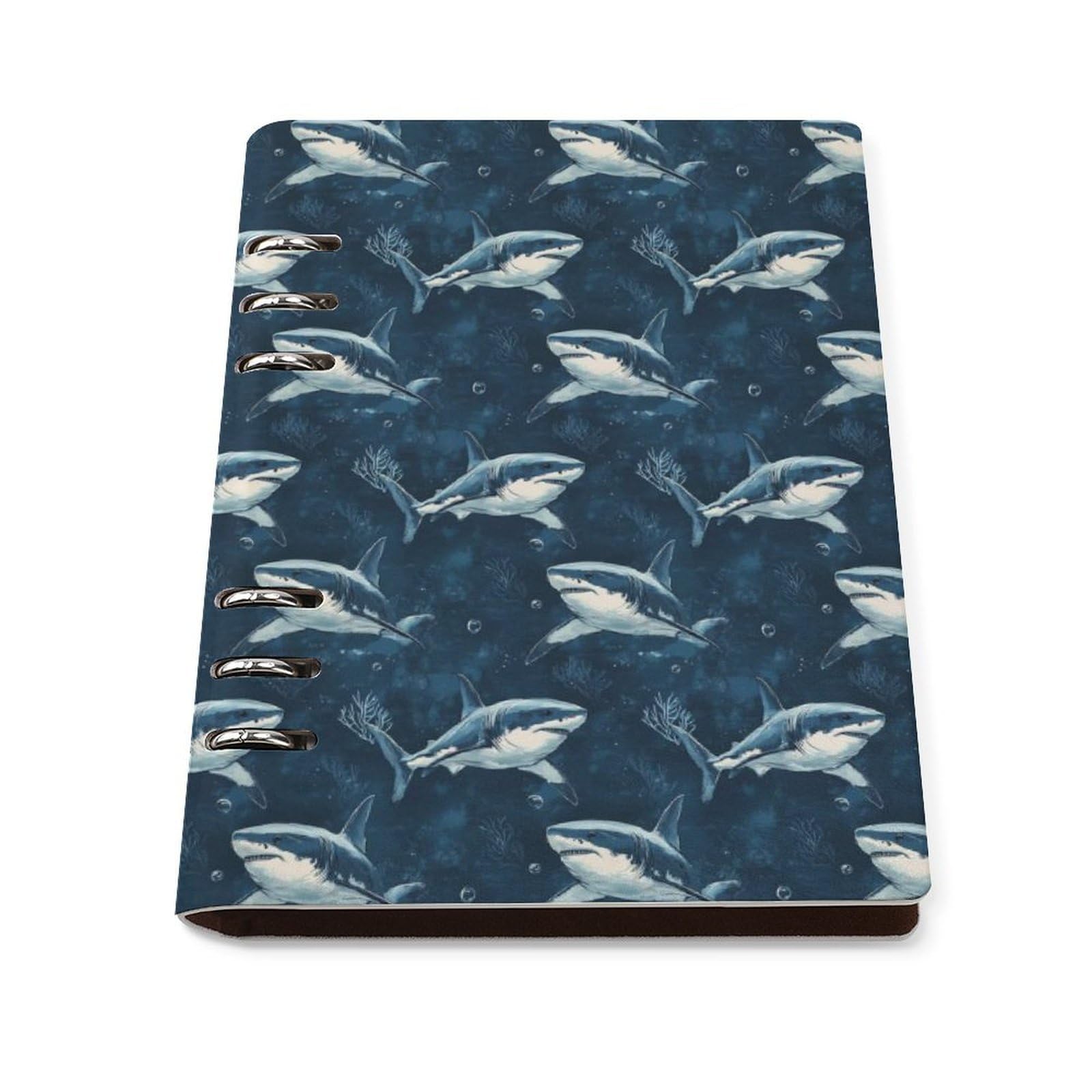 Carnet de voyage ligné A5 cuir rigide pour écriture et bloc-notes école rechargeable - 8