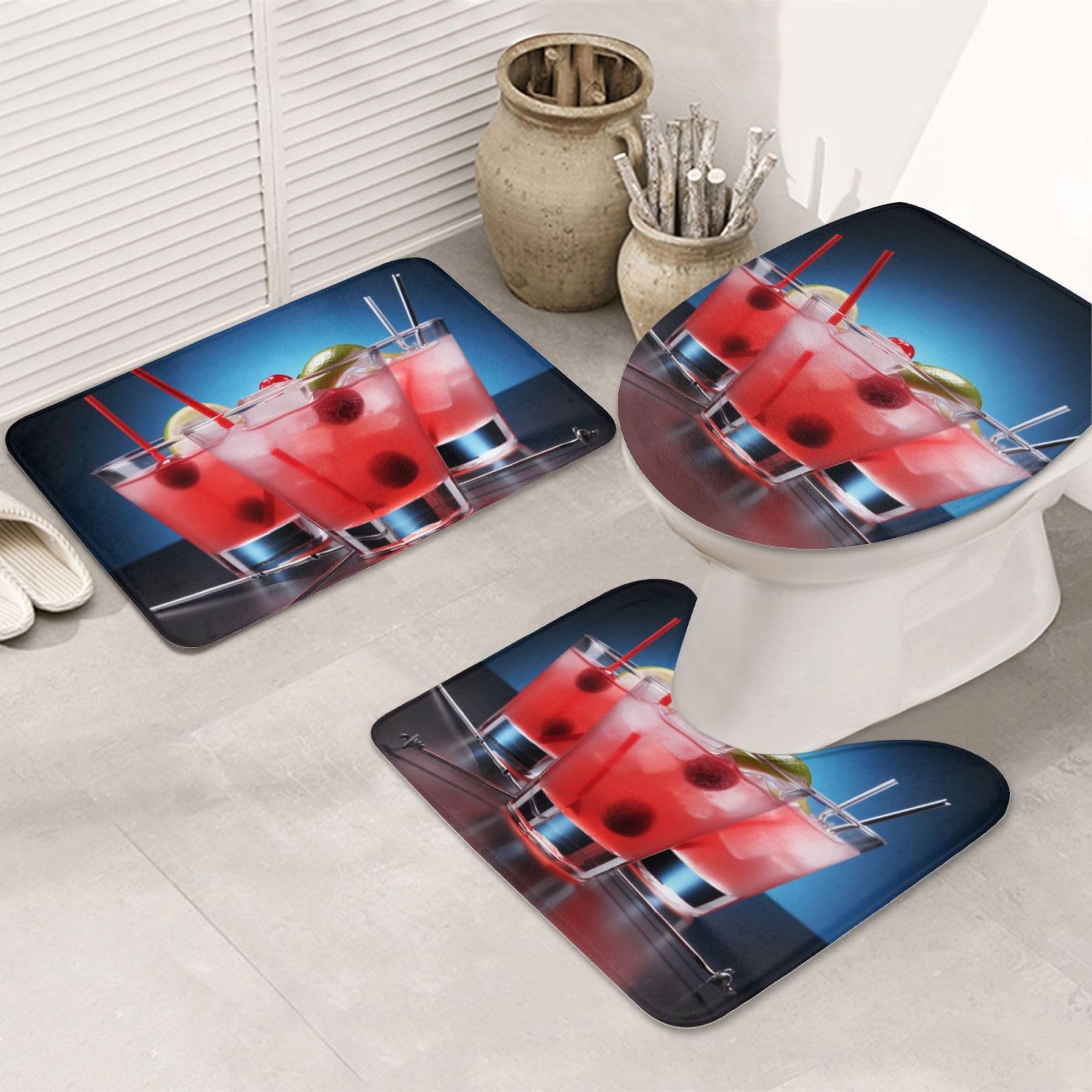 Tapis de bain absorbant contre les glissades et sols mouillés