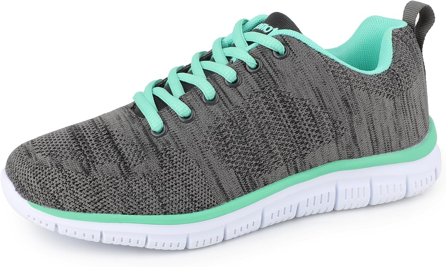 riemot Damen Herren Sneaker Leicht Atmungsaktiv, Bequeme Freizeitschuhe Damen mit Strick-Obermaterial und Flexibler Eva-Sohle, Turnschuhe und Sportschuhe für Walking, Alltag, Freizeit