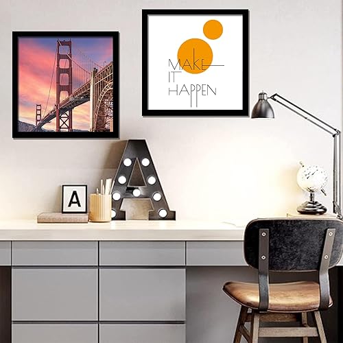 Miniatura 10 de Juego de 3 portarretratos negros de 16 x 24 pulgadas, marco transparente alto para collage de fotos de 16 x 24 pulgadas, lienzo tamaño póster,