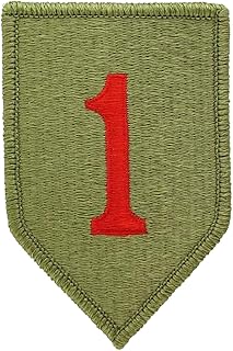 1st Infantry Division RED 1 OCP Patch (Military Issued)-Veteran Owned Business