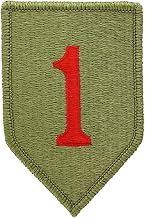 1st Infantry Division RED 1 OCP Patch (Military Issued)-Veteran Owned Business