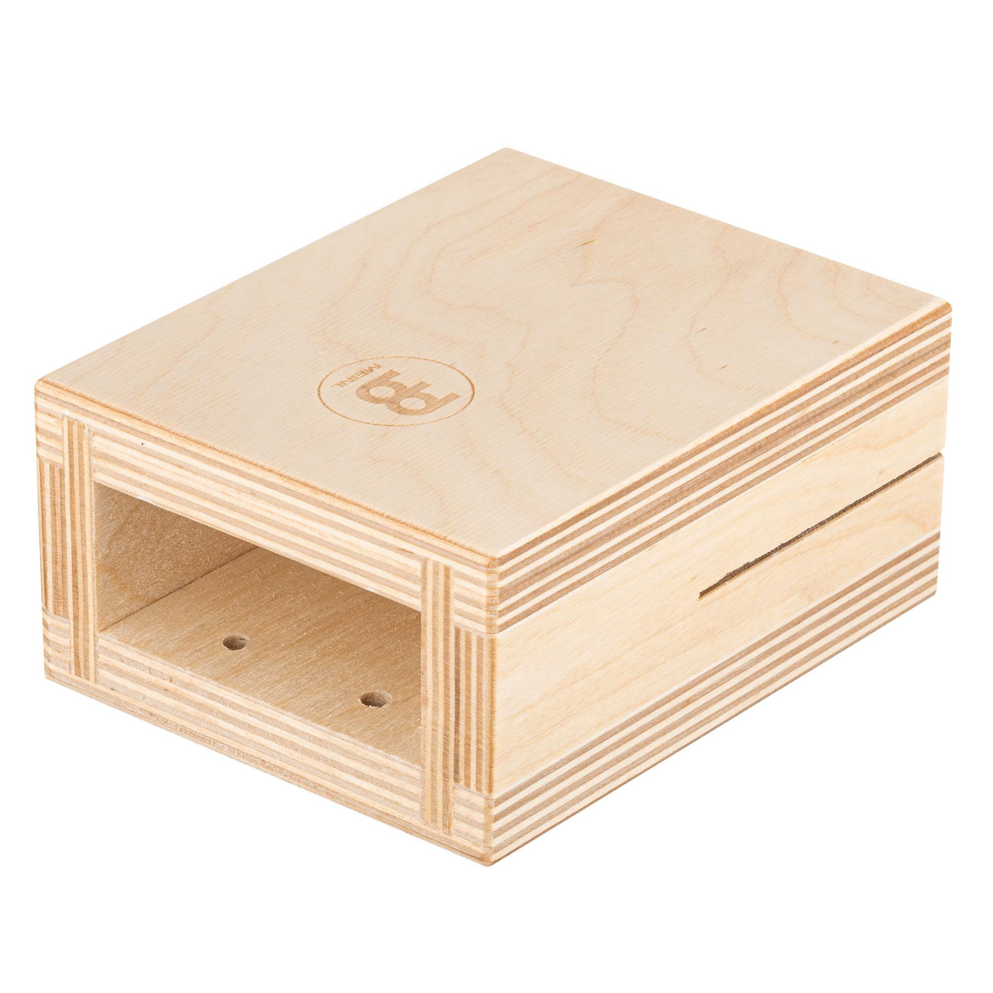 Meinl Percussion Wood Temple Block - Kleines Schlagzeugzubehör - Mit Halterung - Stimmung C6 - Baltische Birke, Natur (TMWB-S)