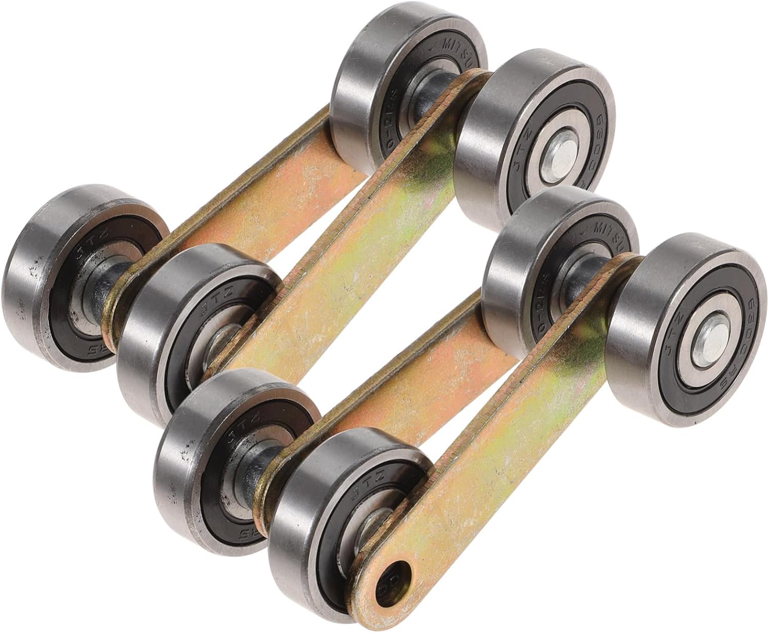 4pcs Heavy Duty Sliding Door Rollers Wheel Trolley Assembly Pu Silent Wheels Window Accessories